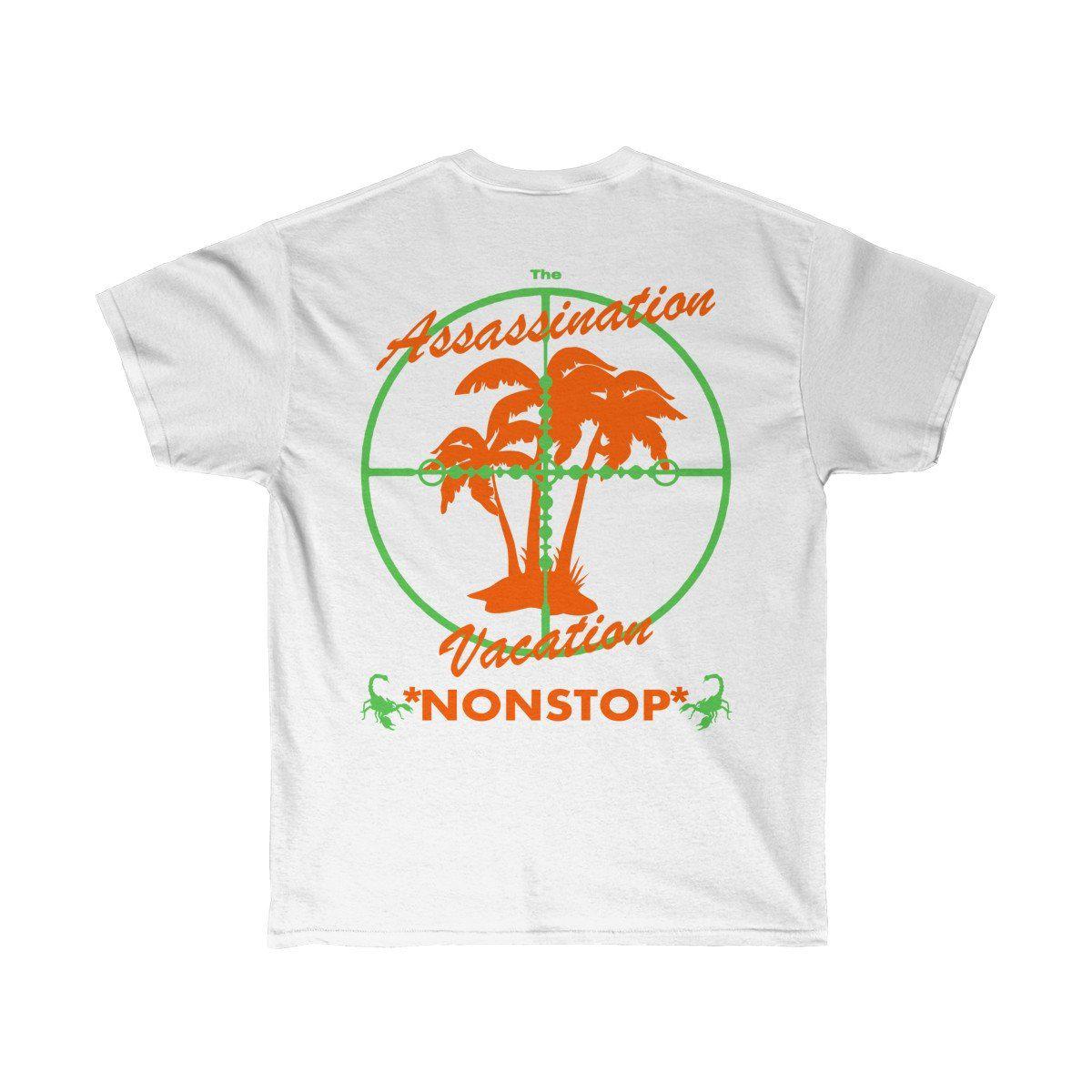 Assassination Vacation Tour Drake merch inspired - Unisex Ultra Cotton Tee-White-S-Bootlg