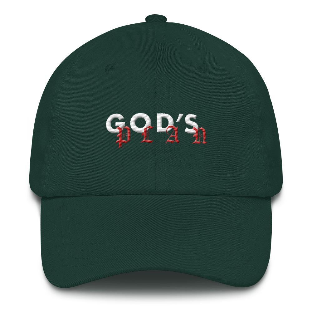 Drake God's Plan Inspired Dad Hat / Cap-Spruce-Bootlg