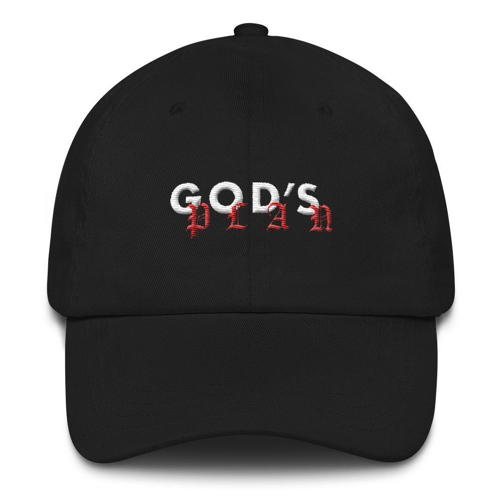 Drake God's Plan Inspired Dad Hat / Cap-Black-Bootlg