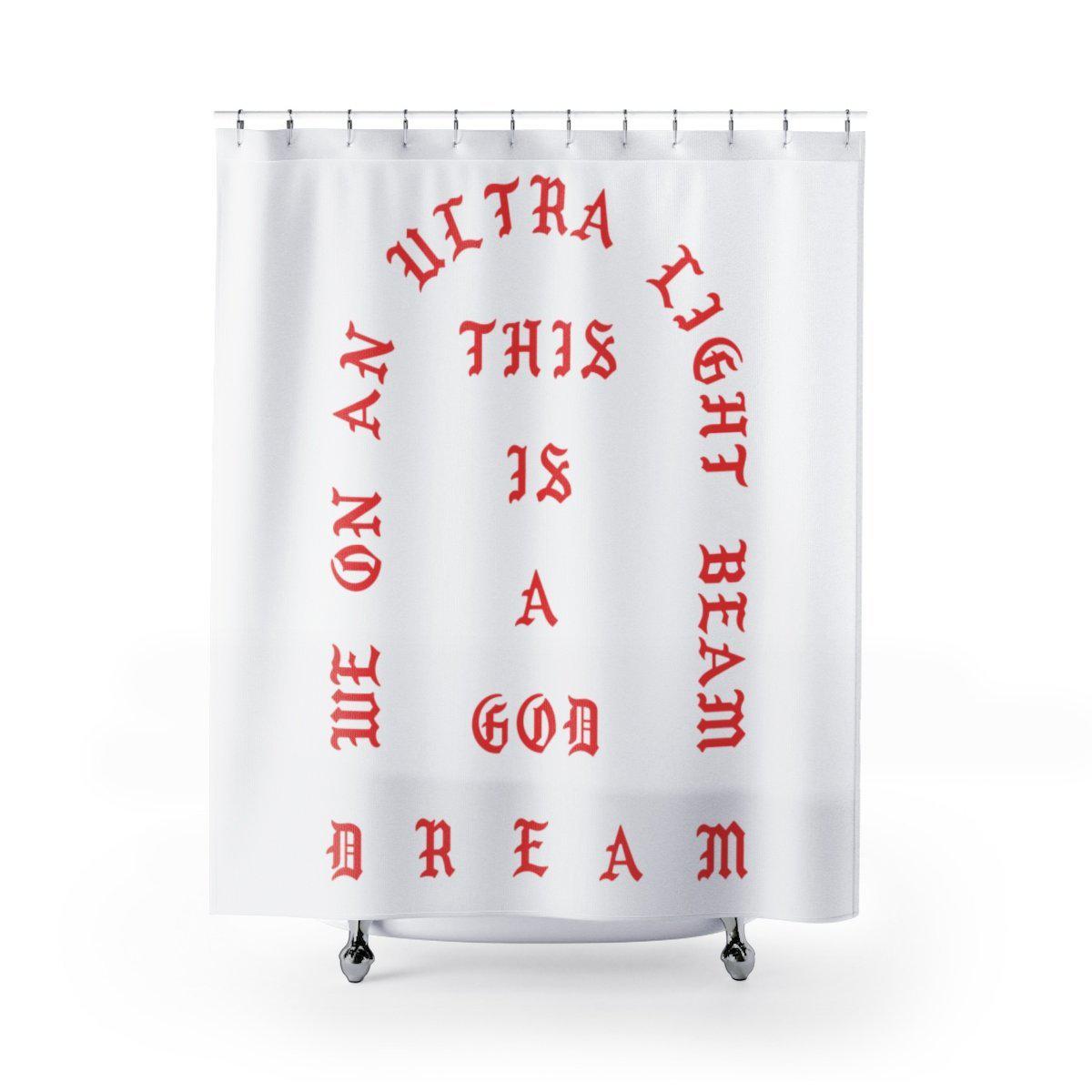 I Feel Like Pablo Shower Curtains Kanye West Merch Inspired-71x74-Bootlg