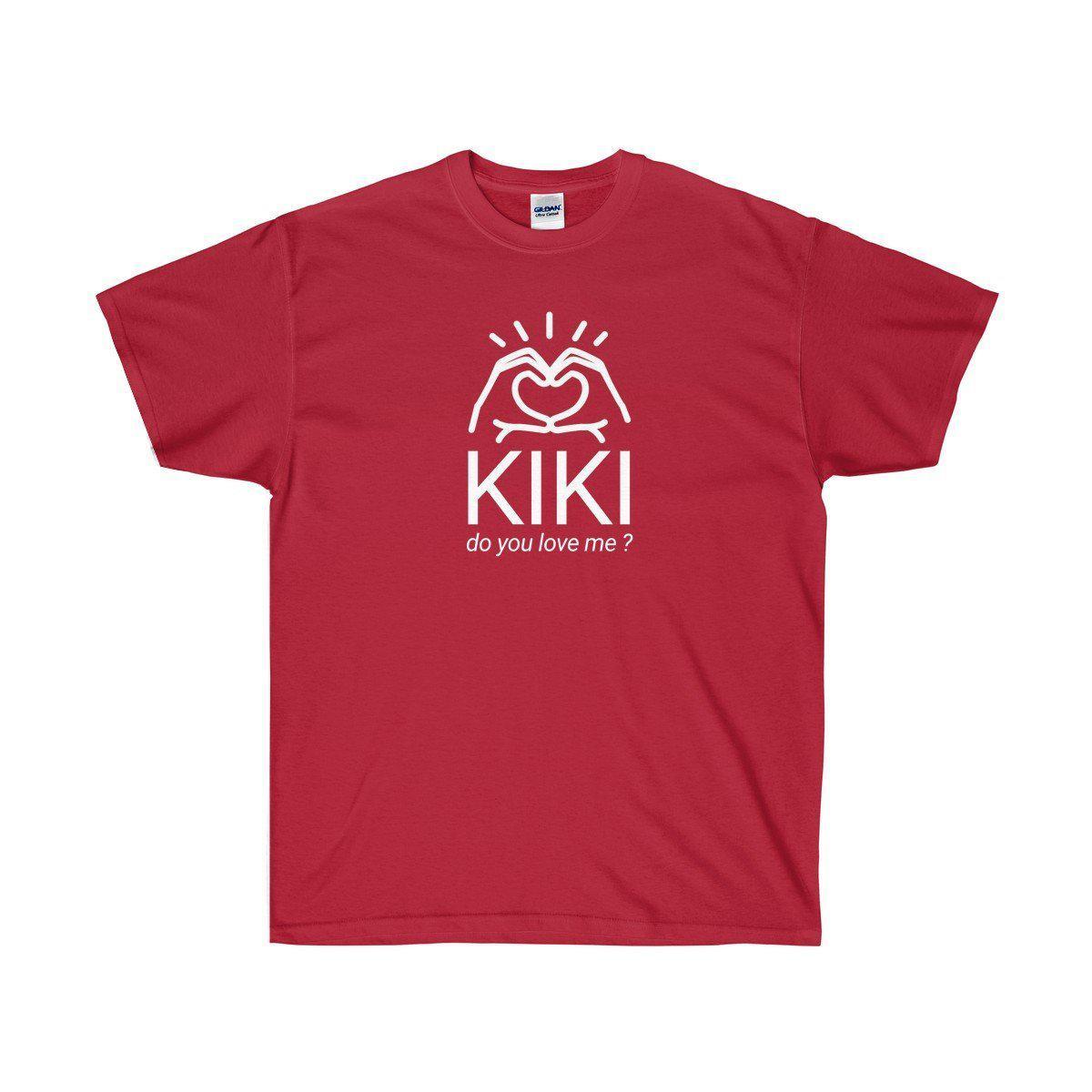 Kiki do you love me? In my feelings Drake inspired tee-Cardinal Red-S-Bootlg