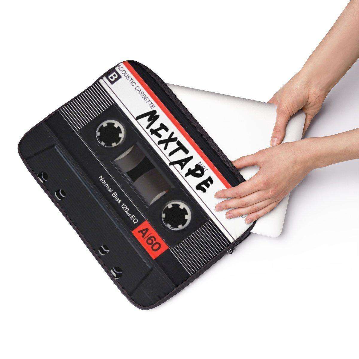 Mixtape Tape Laptop Sleeve - 90S Retro Hip Hop laptop protection-12"-Bootlg
