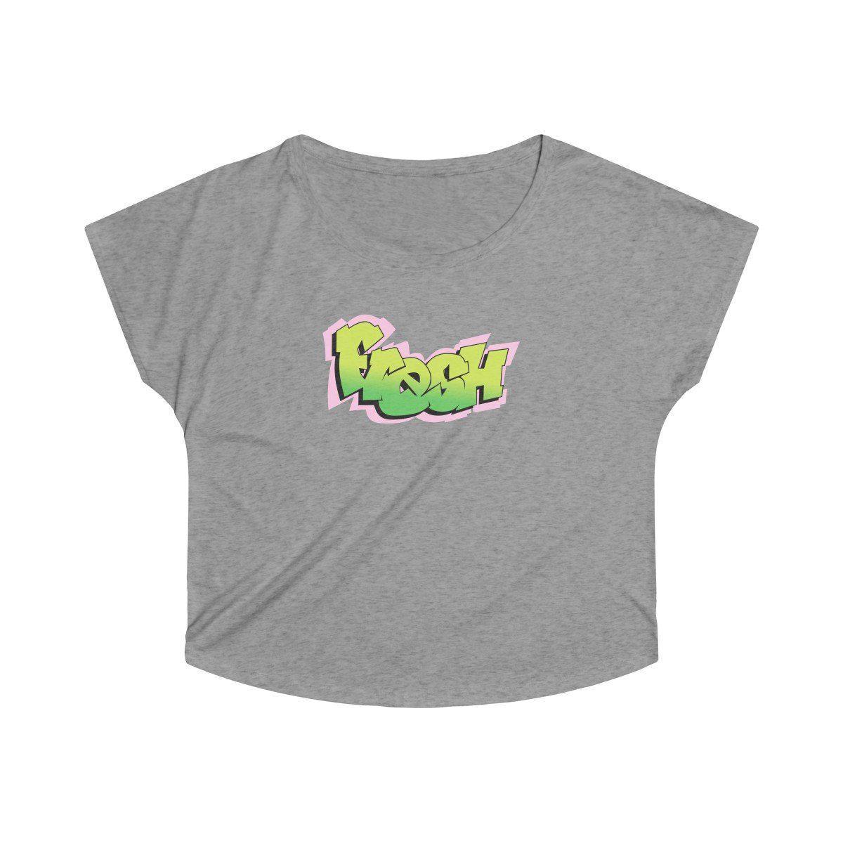 The Fresh Prince Women's Tri Blend Dolman - 90s Fashion-S-Tri-Blend Premium Heather-Bootlg