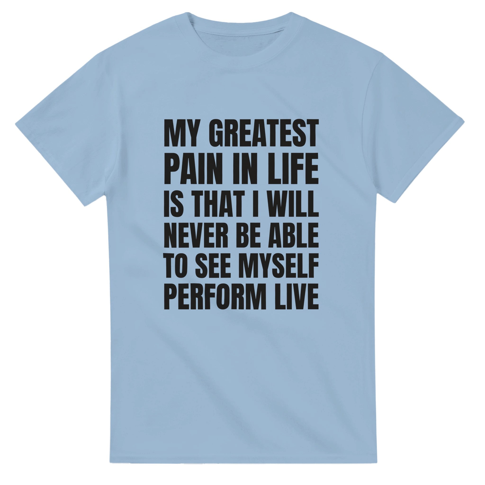 Greatest Pain Kanye West Tee-Light Blue-S-Bootlg