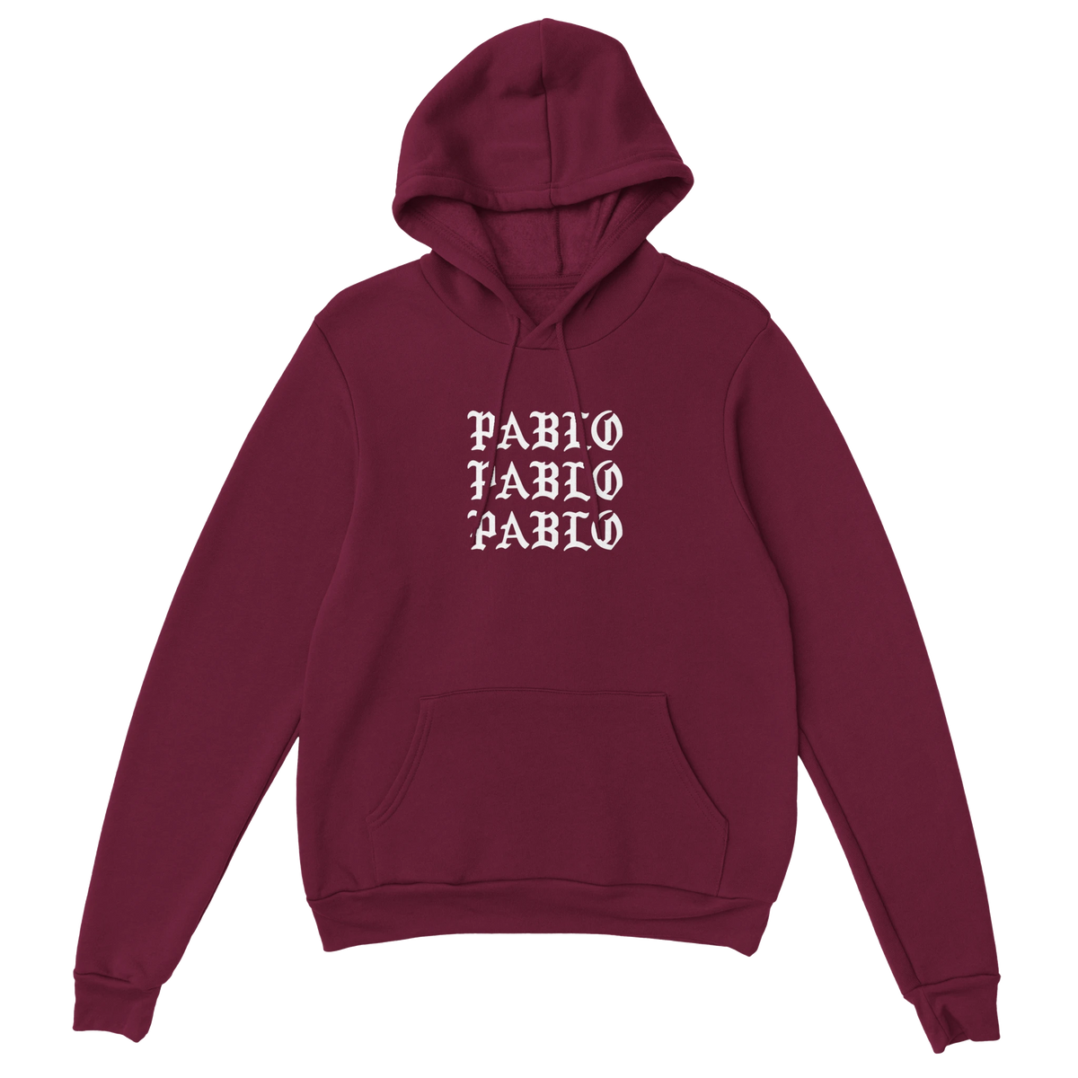 Pablo Kanye West Hoodie-Maroon-S-Bootlg