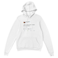 I wish I could run across a beach into my own arms Kanye Tweet Hoodie-White-S-Bootlg