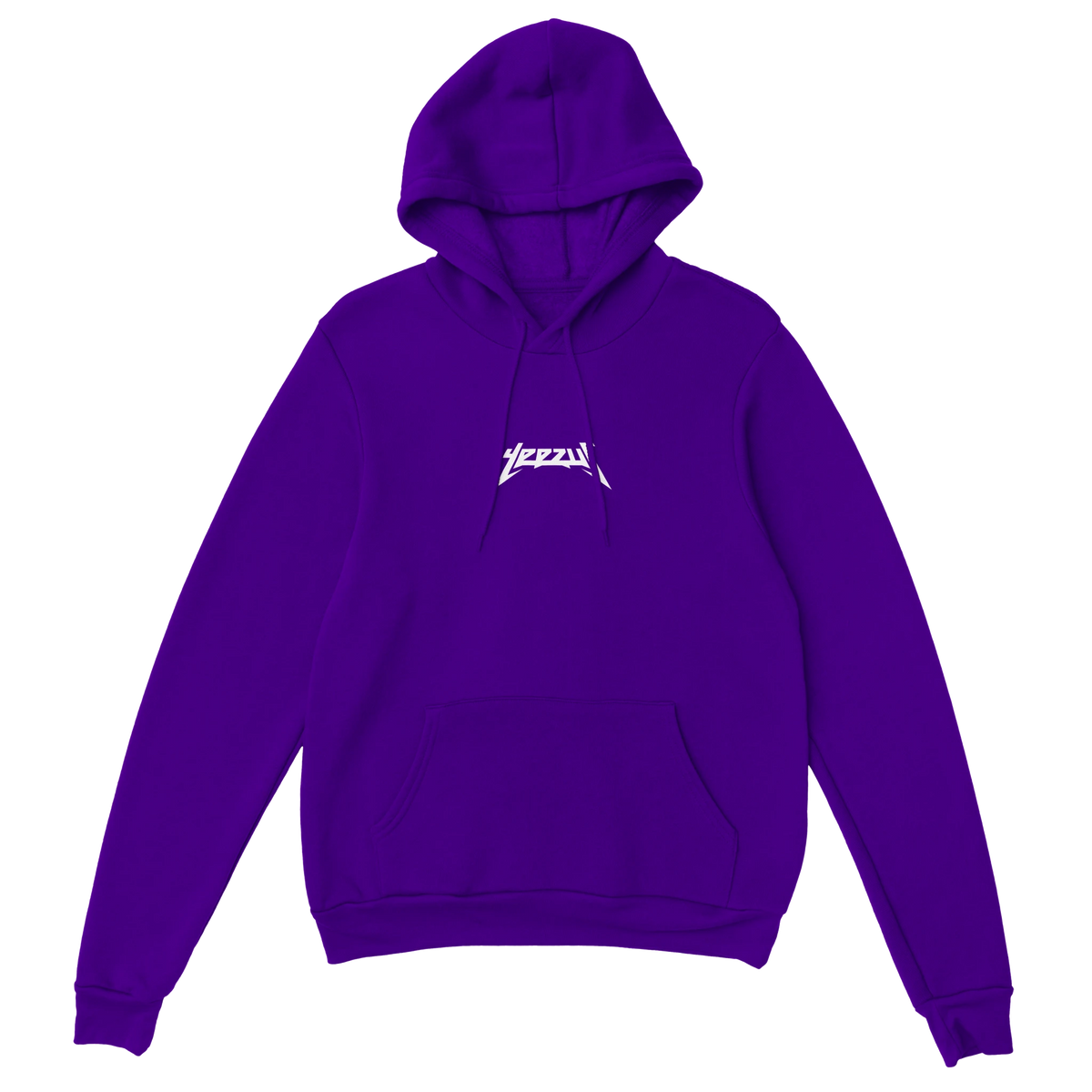 Yeezus Logo Hoodie-Purple-S-Bootlg
