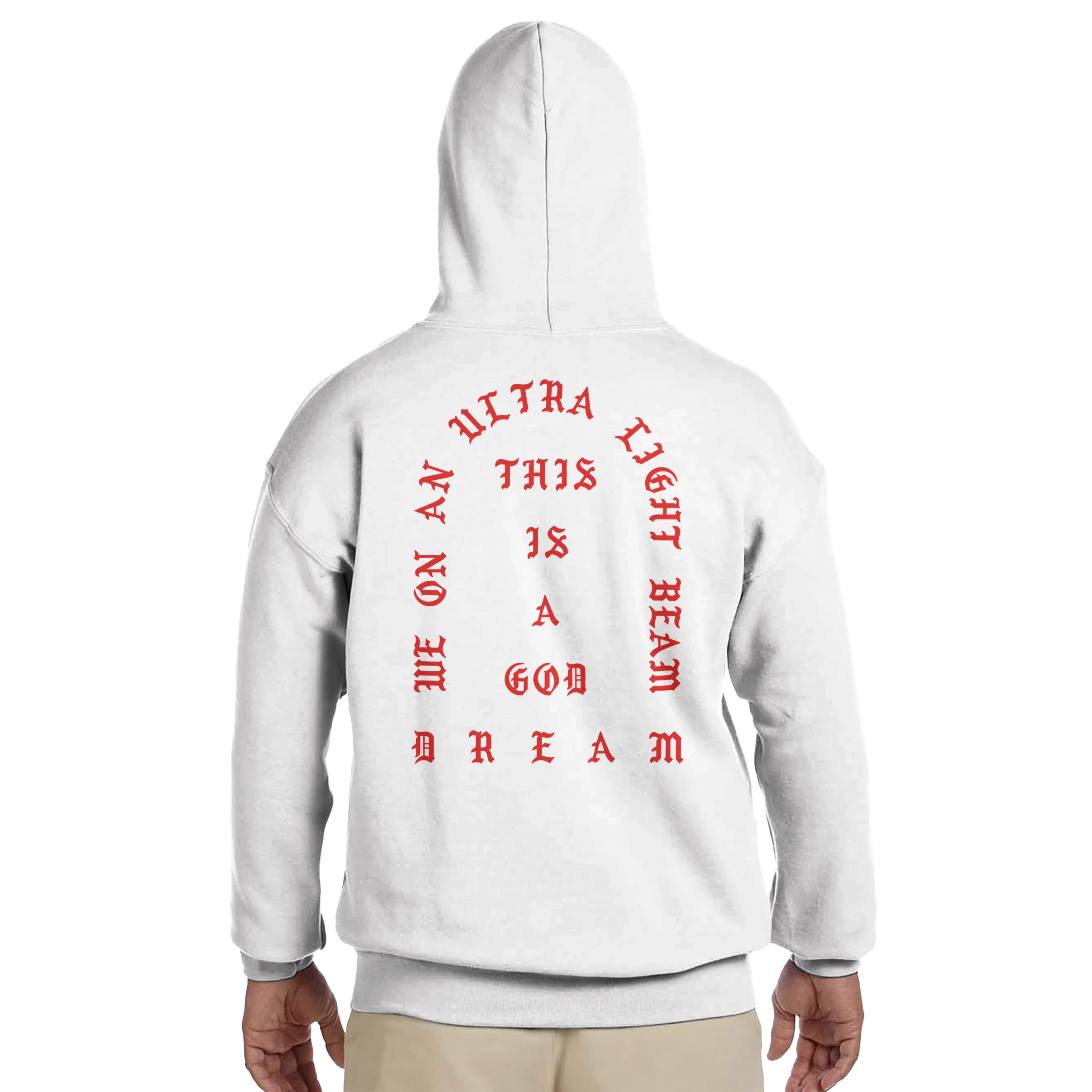 I Feel Like Pablo Hoodie-White-S-Bootlg