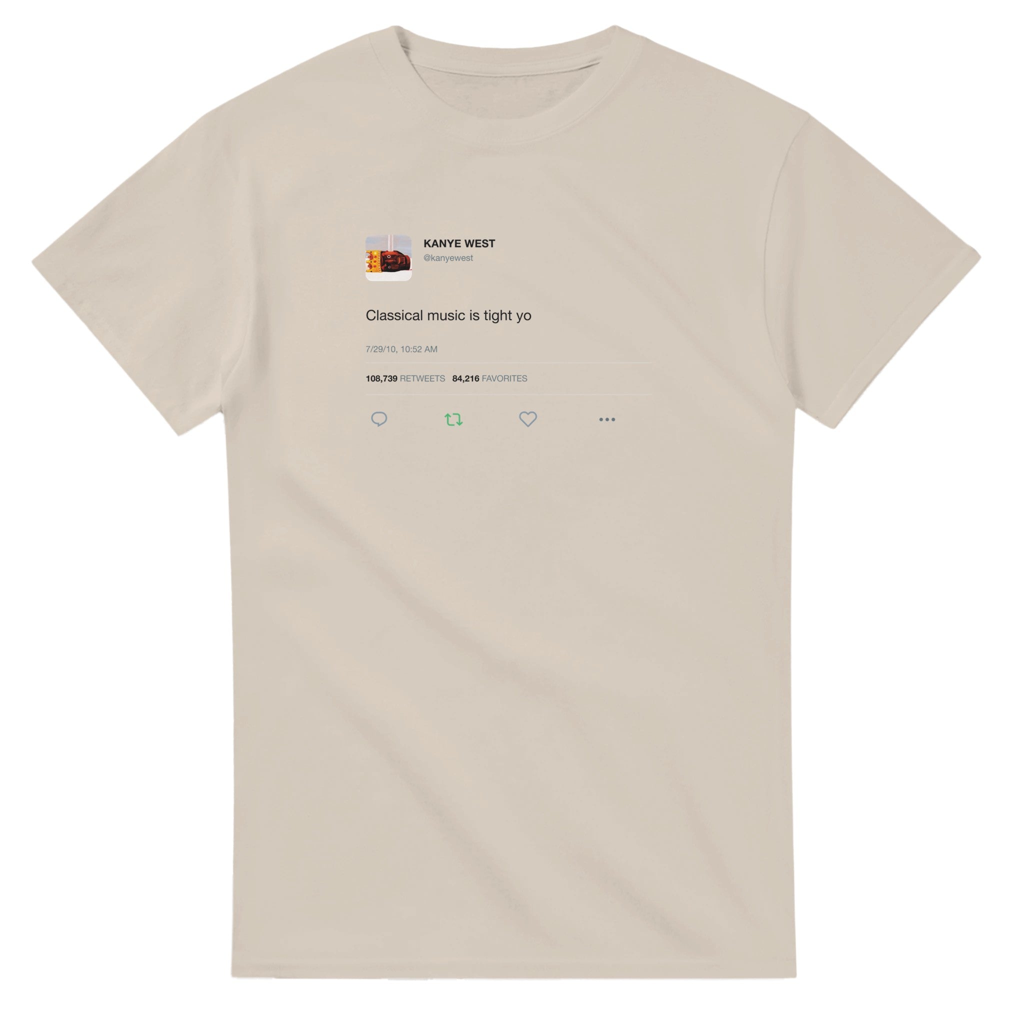 Classical Music Kanye West Tee-Sand-S-Bootlg
