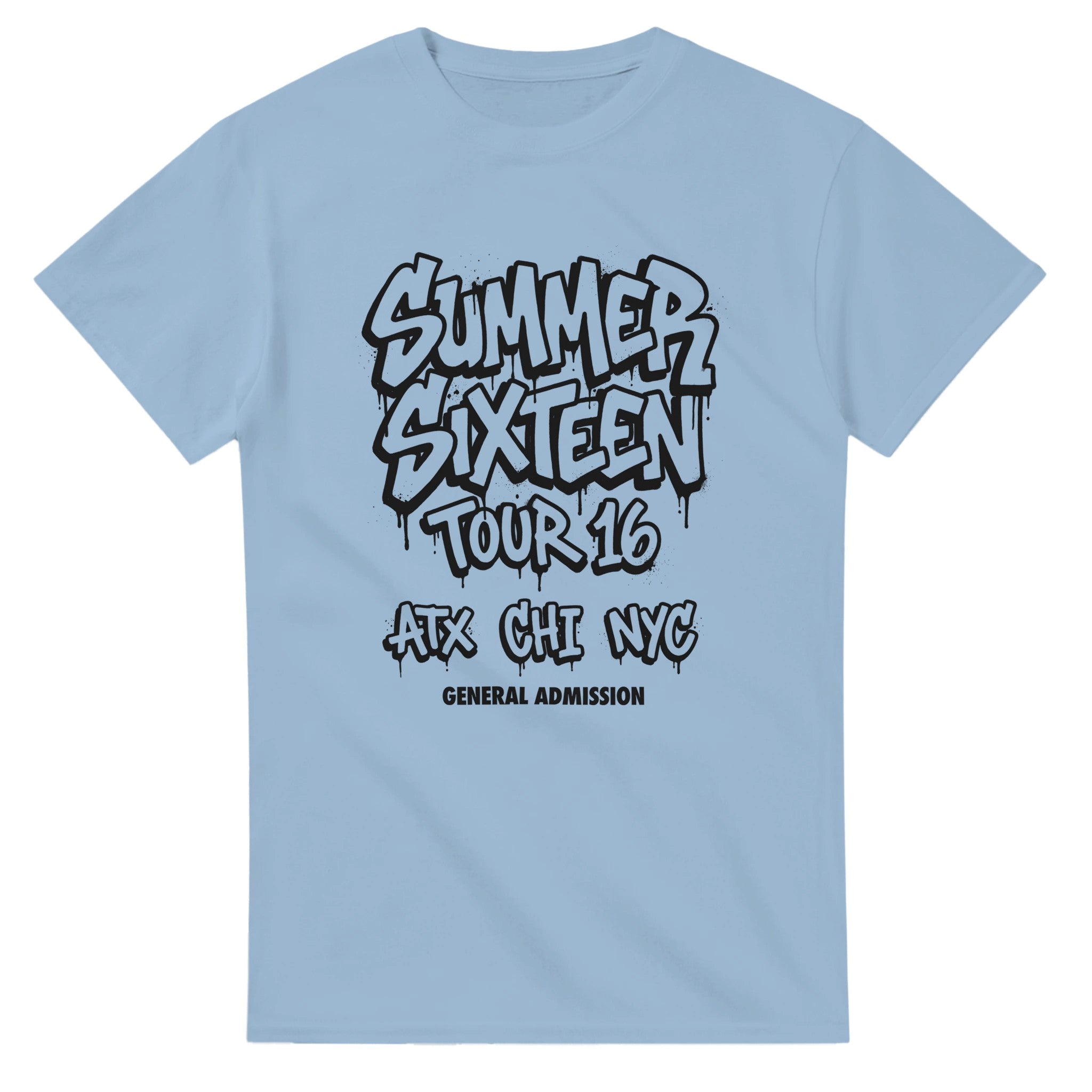 Summer Sixteen Drake Tour Tee-Light Blue-S-Bootlg
