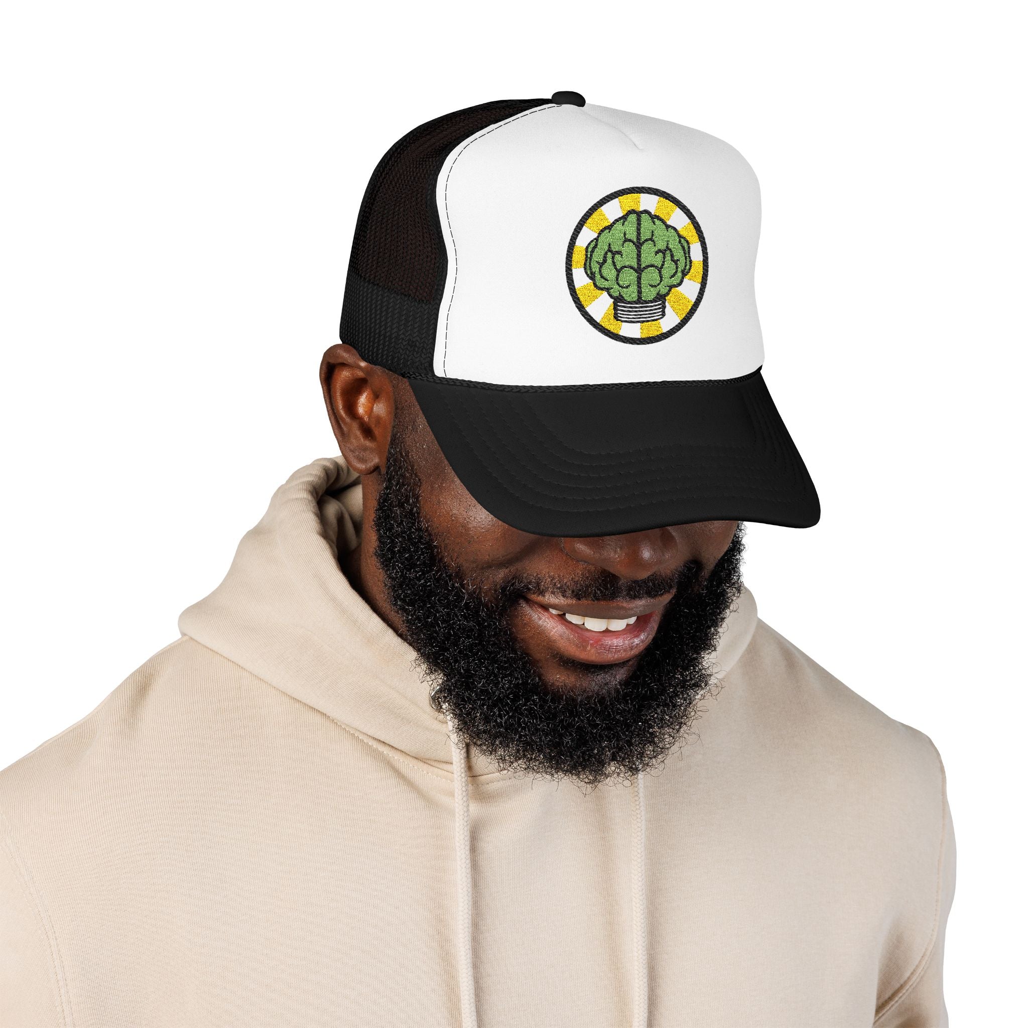 NERD Embroidered Foam Trucker Hat – Bootlg
