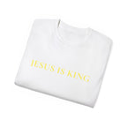 Jesus Is King Sunday Service Tee-White-S-Bootlg