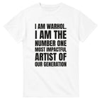 I Am Warhol Kanye West Tee-White-S-Bootlg