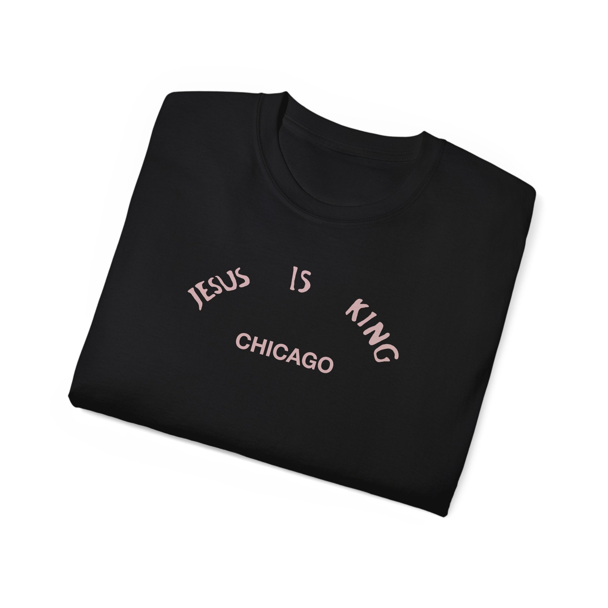 Jesus Is King Chicago T-Shirt - Kanye West Sunday Service-White-S-Bootlg