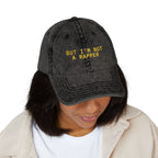 Funny Rap Meme Embroidered Hat, Vintage Dad Cap, 6 Designs