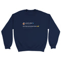 Burn That Excel Spreadsheet Crewneck-Navy-S-Bootlg