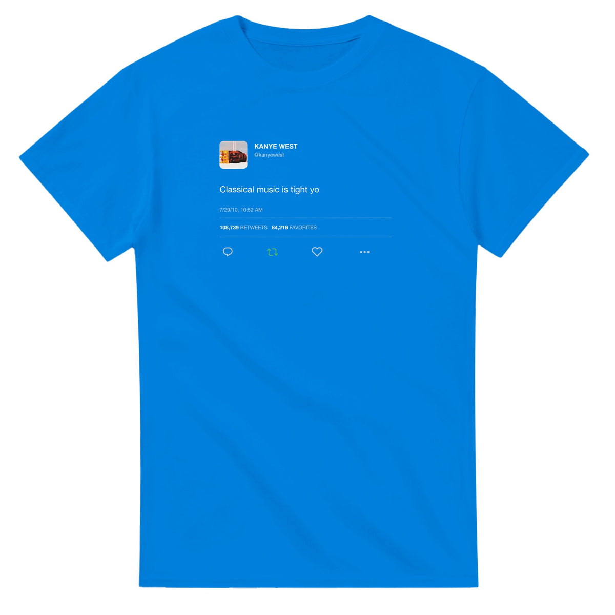 Classical Music Kanye West Tee-Royal-S-Bootlg