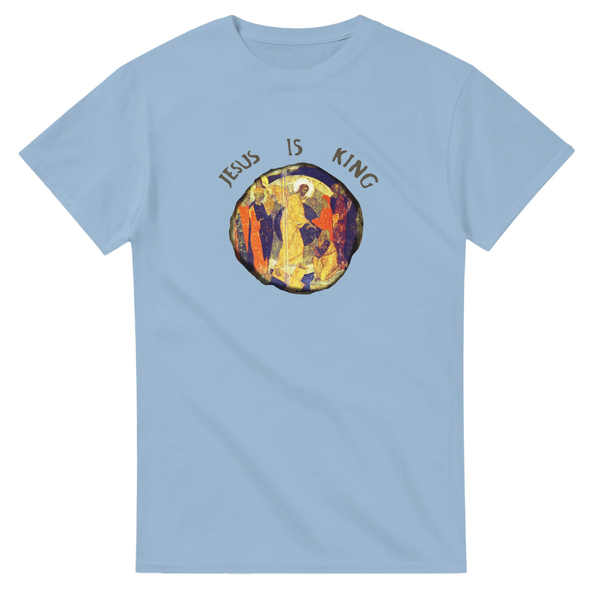 Jesus Is King Kanye West Sunday Service T-Shirt-Light Blue-S-Bootlg
