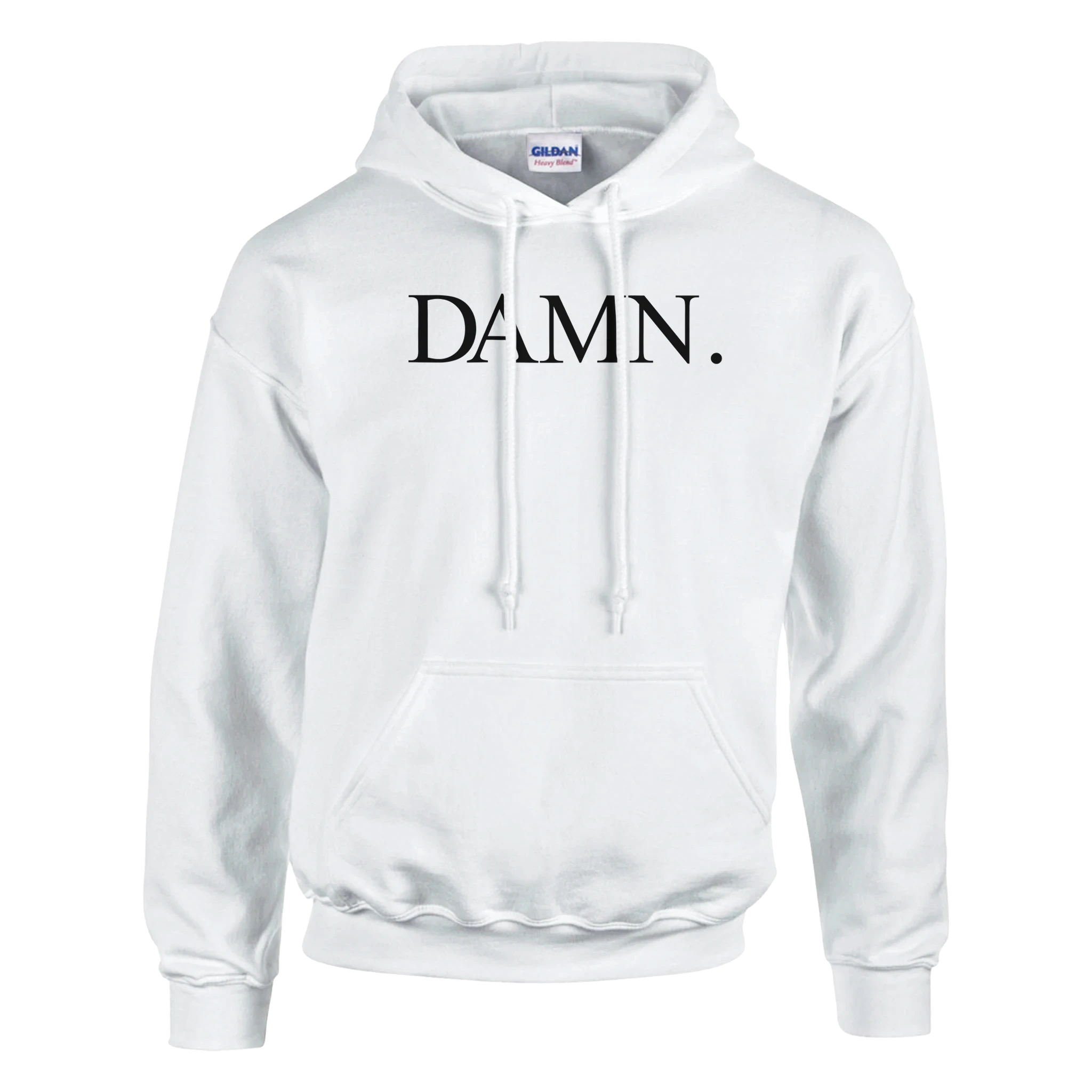 Kendrick Lamar DAMN Hoodie-White-S-Bootlg