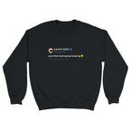 Burn That Excel Spreadsheet Crewneck-Black-S-Bootlg