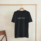Iceman crystal hands black graphic tee on hanger