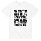 Greatest Pain Kanye West Tee-White-S-Bootlg