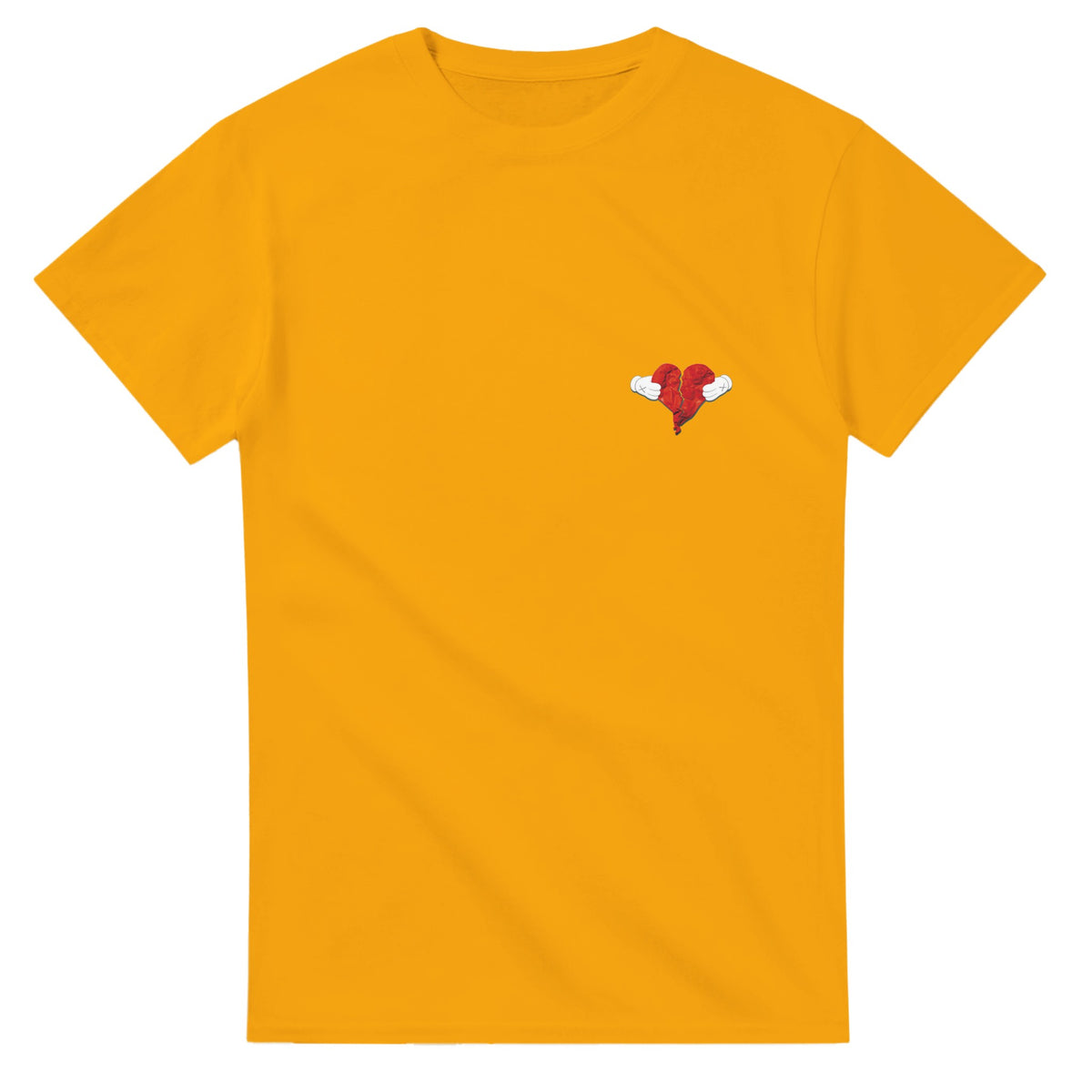 Kanye West Heartless T-shirt - 808s and Heartbreaks-Gold-S-Bootlg