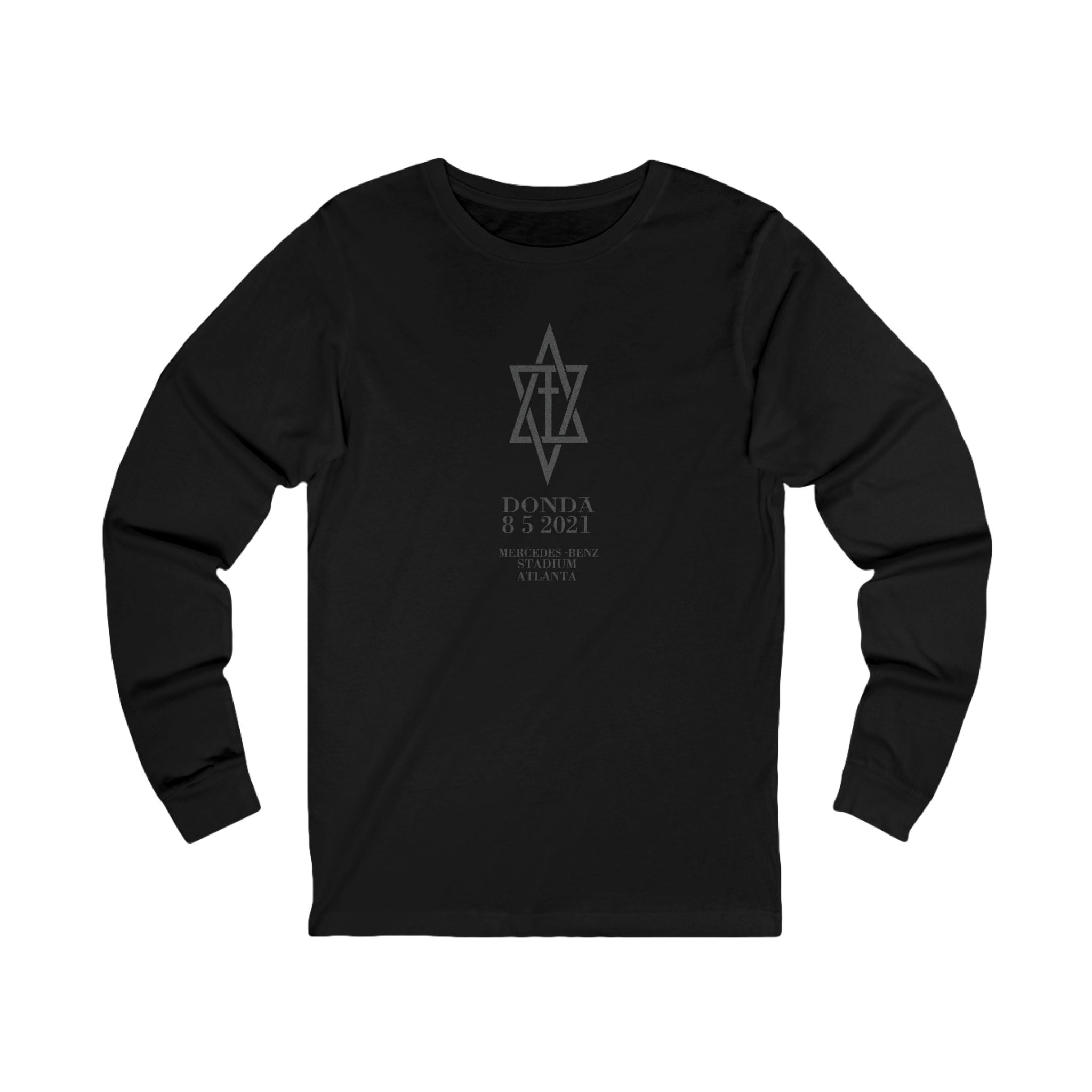Donda long sleeve shirt in Black, front view
