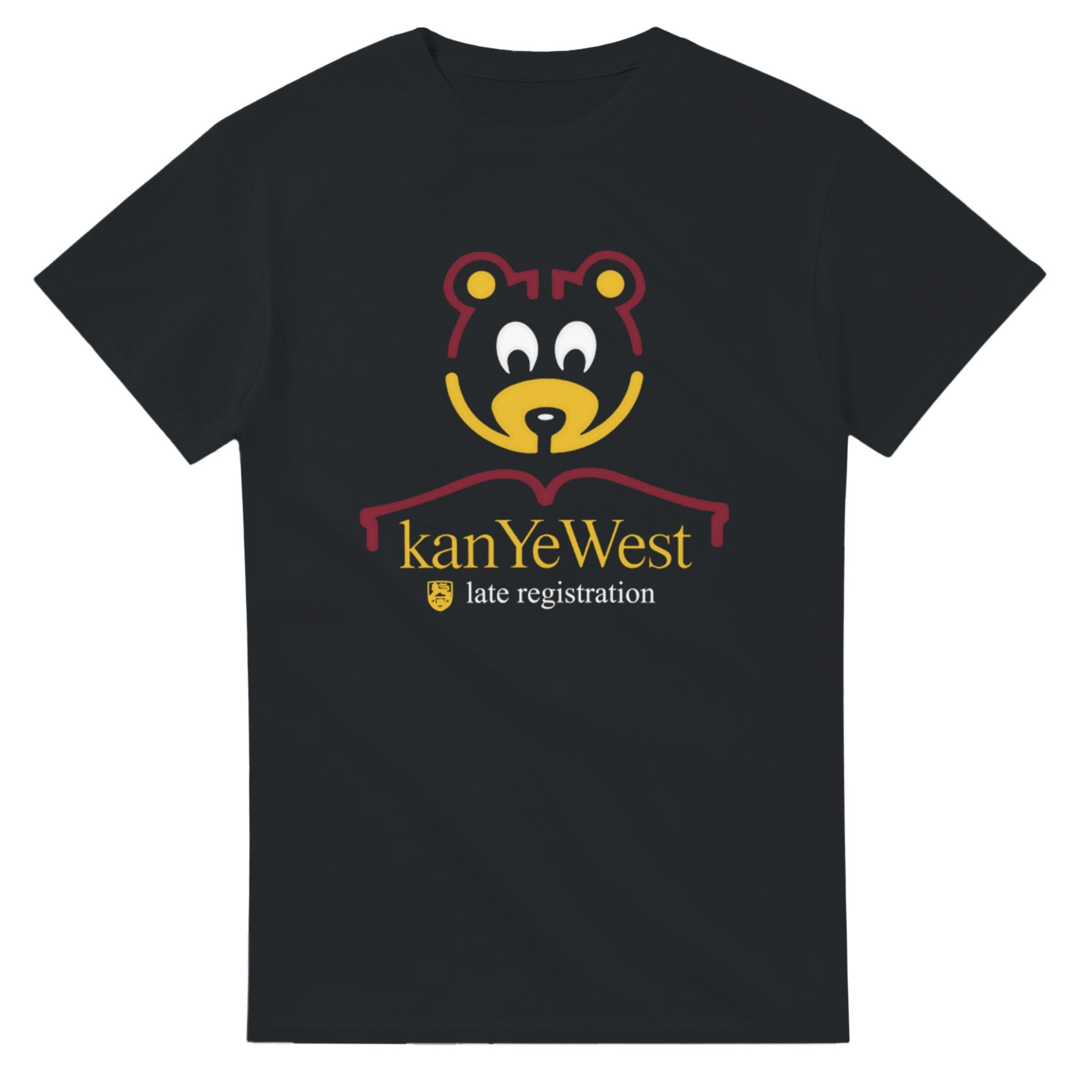 Kanye West The Late Registration Logo T-Shirt-Black-S-Bootlg