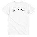 Jesus Is King Arched T-Shirt-White-S-Bootlg
