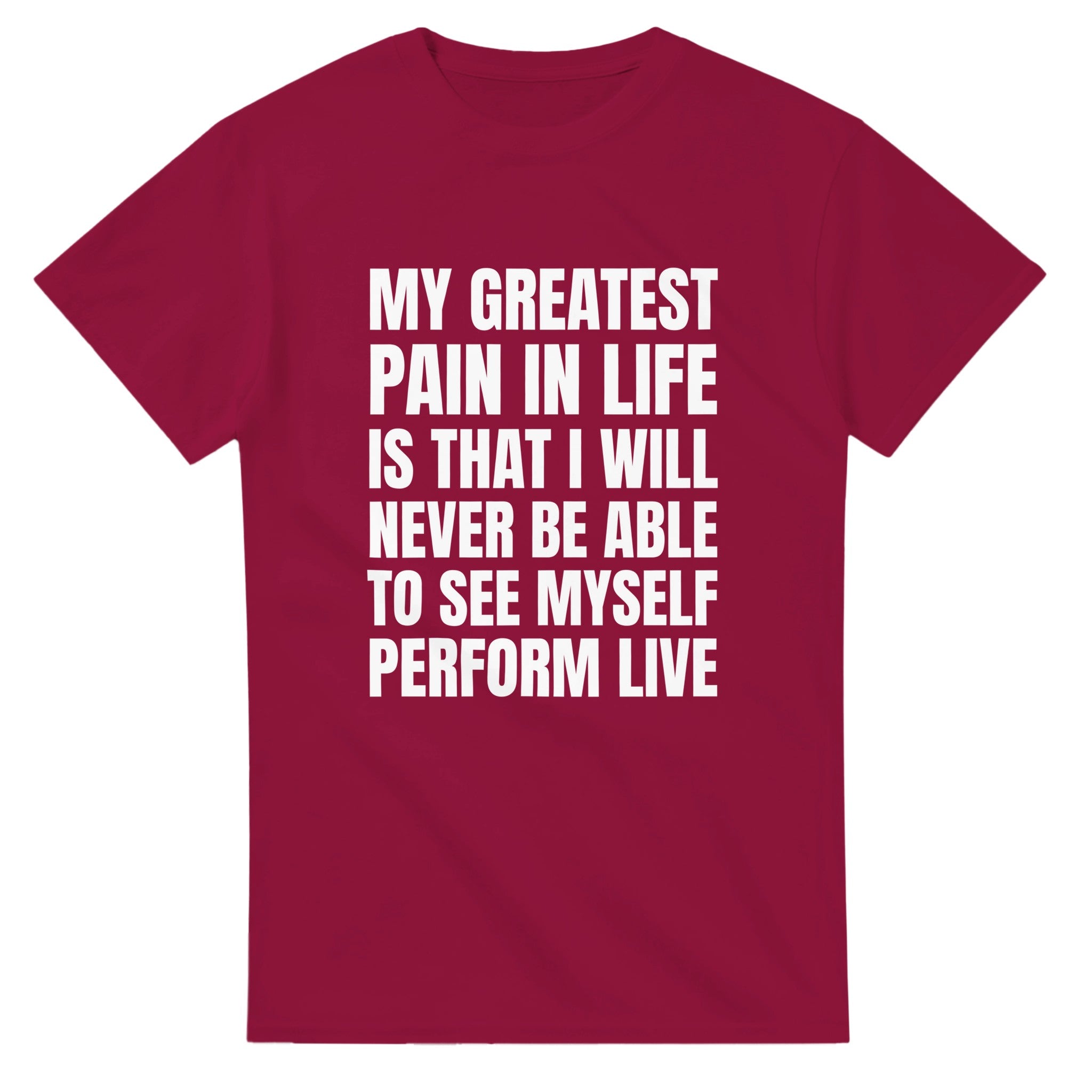 Greatest Pain Kanye West Tee-Cardinal Red-S-Bootlg