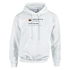 I Be Taking Naps Kanye West Tweet Hoodie-White-S-Bootlg