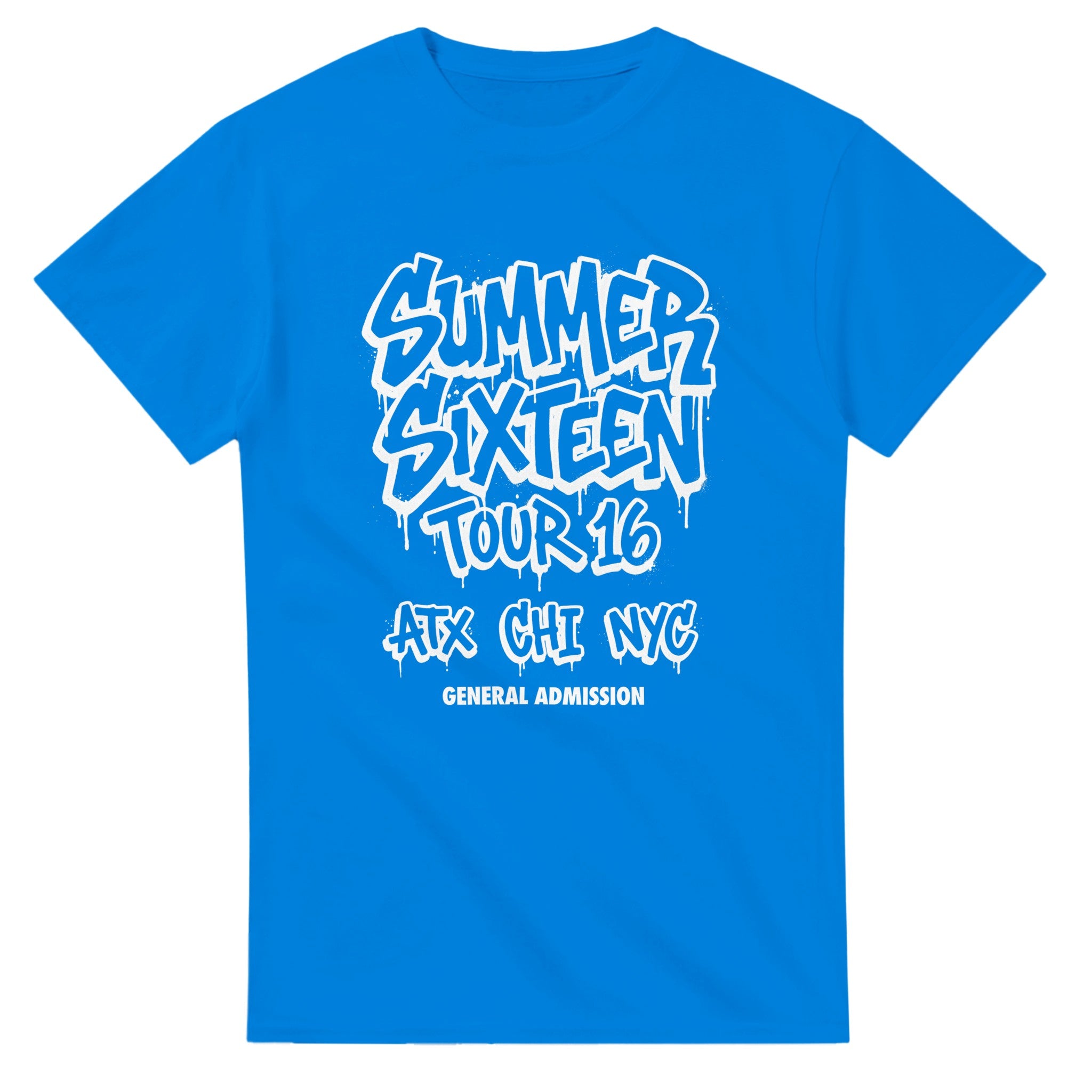 Summer Sixteen Drake Tour Tee-Royal-S-Bootlg