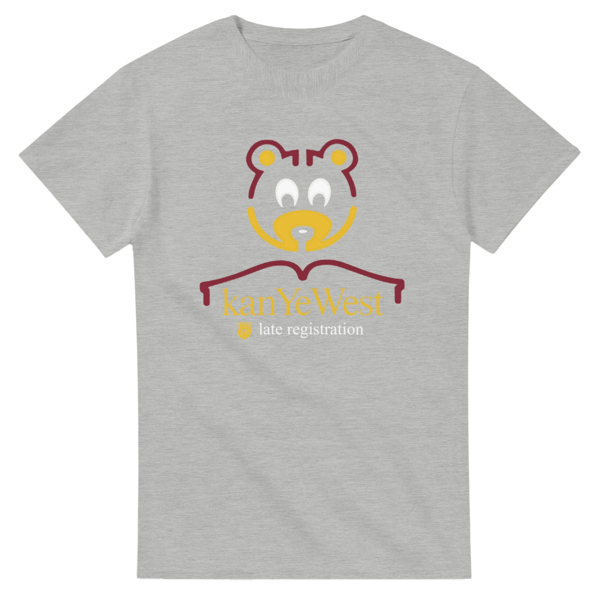 Kanye West The Late Registration Logo T-Shirt-Ash-S-Bootlg