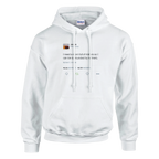 Room Full of Mirrors Kanye West Tweet Hoodie-White-S-Bootlg