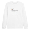 I Love Me So Much Long Sleeve-White-S-Bootlg