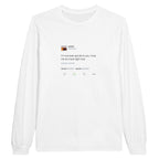 I Love Me So Much Long Sleeve-White-S-Bootlg