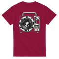 Mono Monolith Tee - Cardinal Red cotton t-shirt - front flat