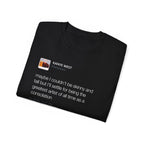 Maybe I Couldn't Be Skinny and Tall Kanye West Tweet T-Shirt-White-S-Bootlg