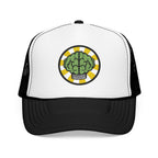 NERD Embroidered Foam Trucker Hat-Black/White-One size-Bootlg