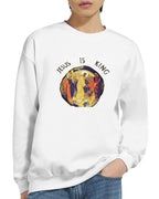 Jesus Is King Kanye West Sunday Service Crewneck-White-S-Bootlg