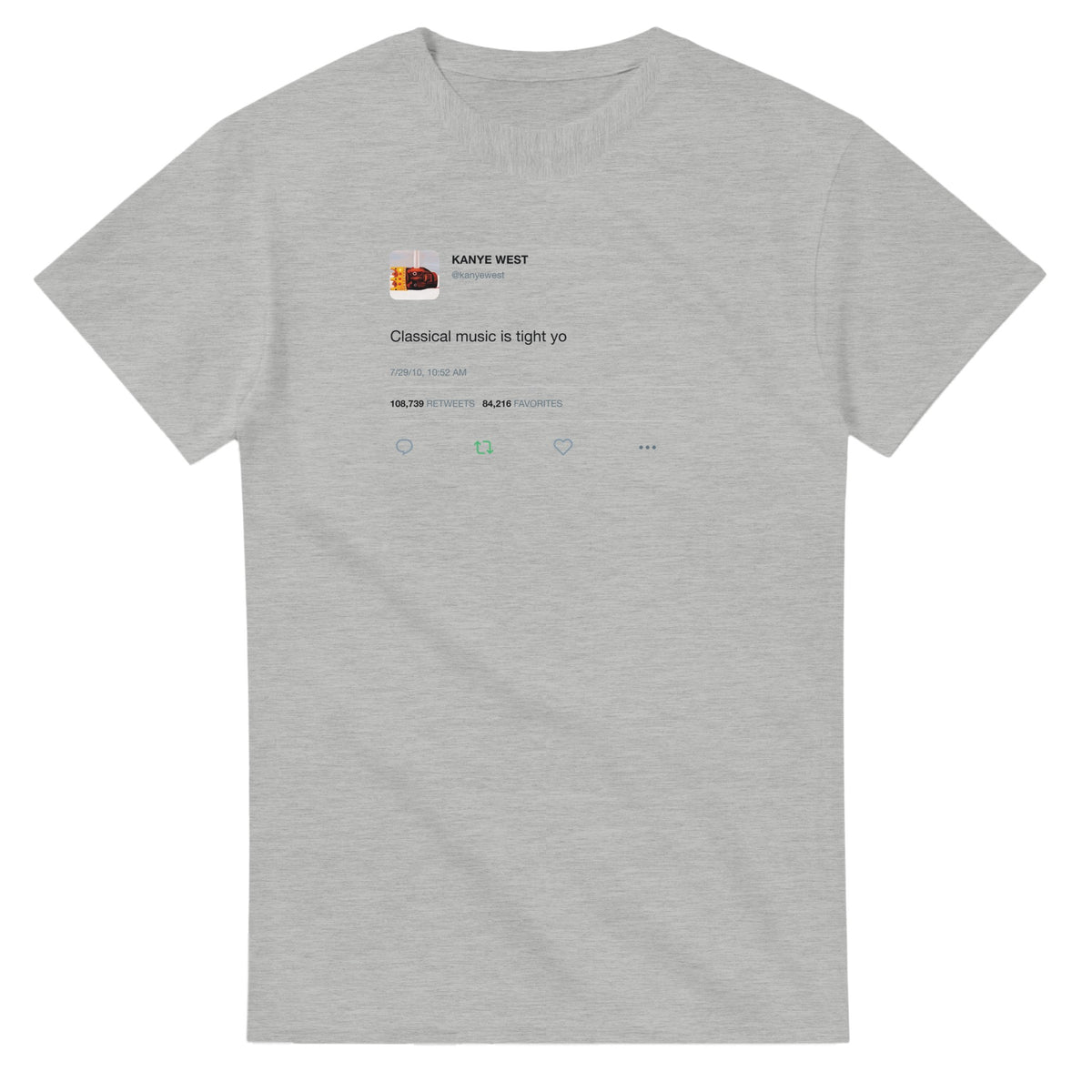 Classical Music Kanye West Tee-Ash-S-Bootlg