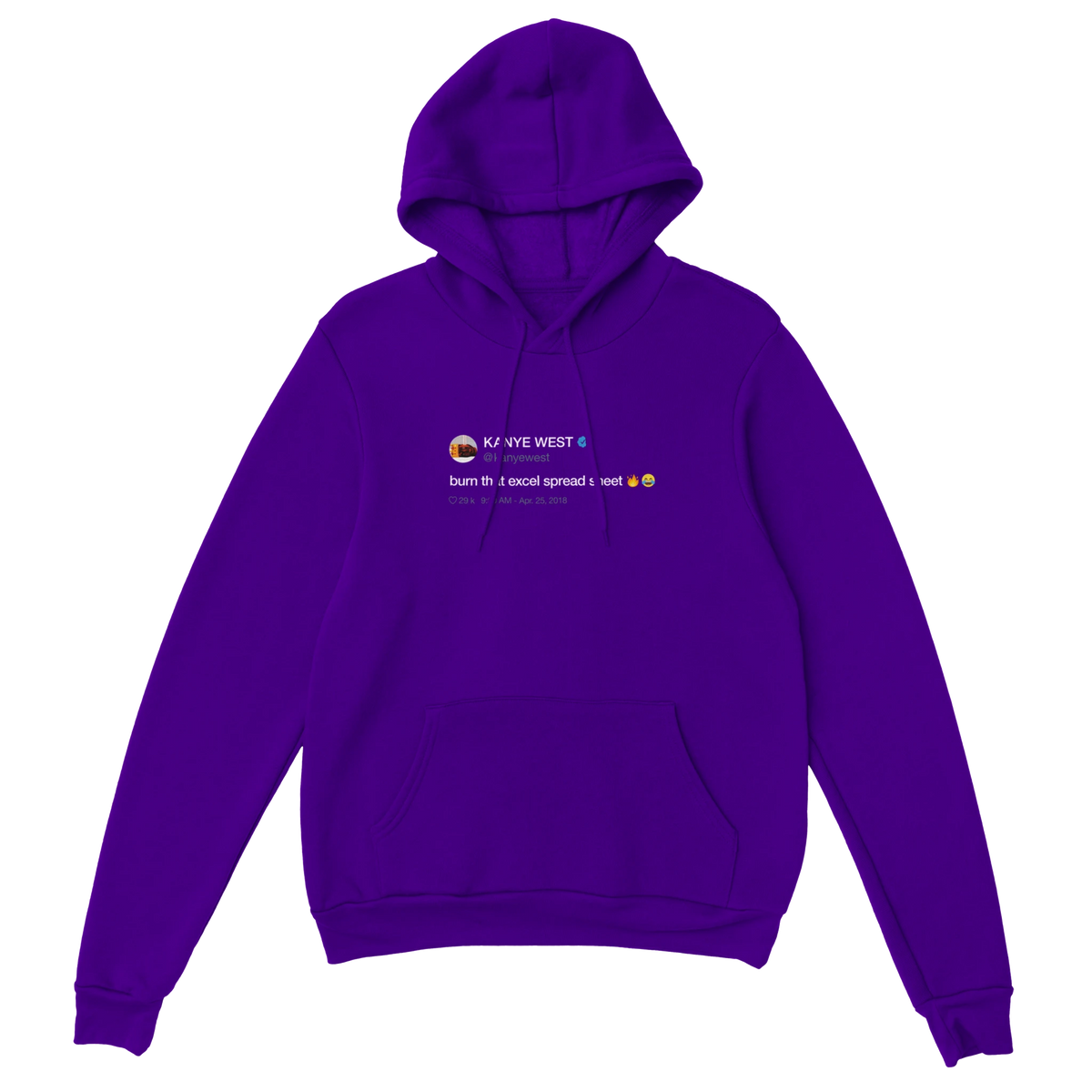 Burn That Excel Spreadsheet Hoodie-Purple-S-Bootlg