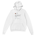 Maybe I Couldn't Be Skinny and Tall Kanye West Tweet Hoodie-White-S-Bootlg