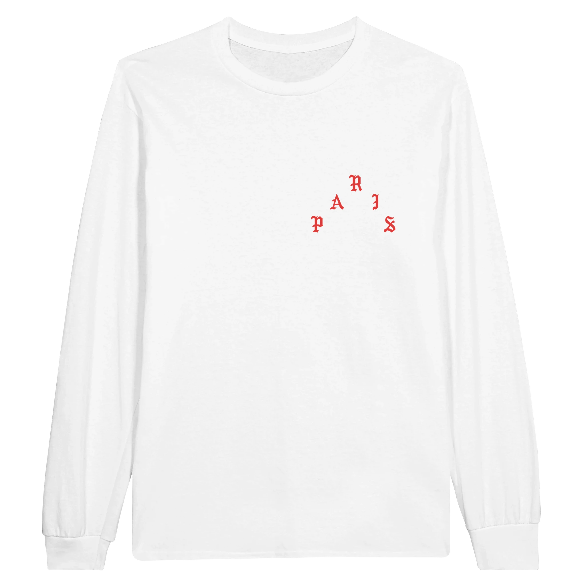 Pablo Paris Long Sleeve-White-S-Bootlg