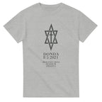 Donda inspired Kanye West album T-shirt in Ash, front view