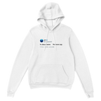In Jesus name. No more cap. - Kanye West Tweet Hoodie-White-S-Bootlg