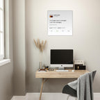 I No Longer Have A Manager I Can't Be Managed Kanye West Tweet Twitter Quote Premium Matte horizontal posters-30x30 cm / 12x12″-White frame-Bootlg