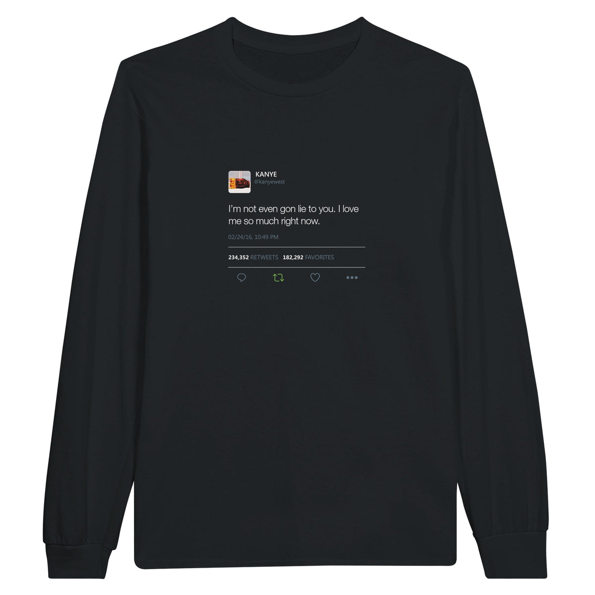 I Love Me So Much Long Sleeve-Black-S-Bootlg
