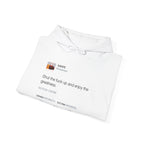 Enjoy the Greatness Kanye West Tweet Hoodie-White-S-Bootlg